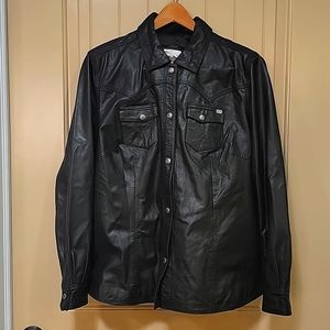 Harley Davidson Leather Shirt Jacket XL